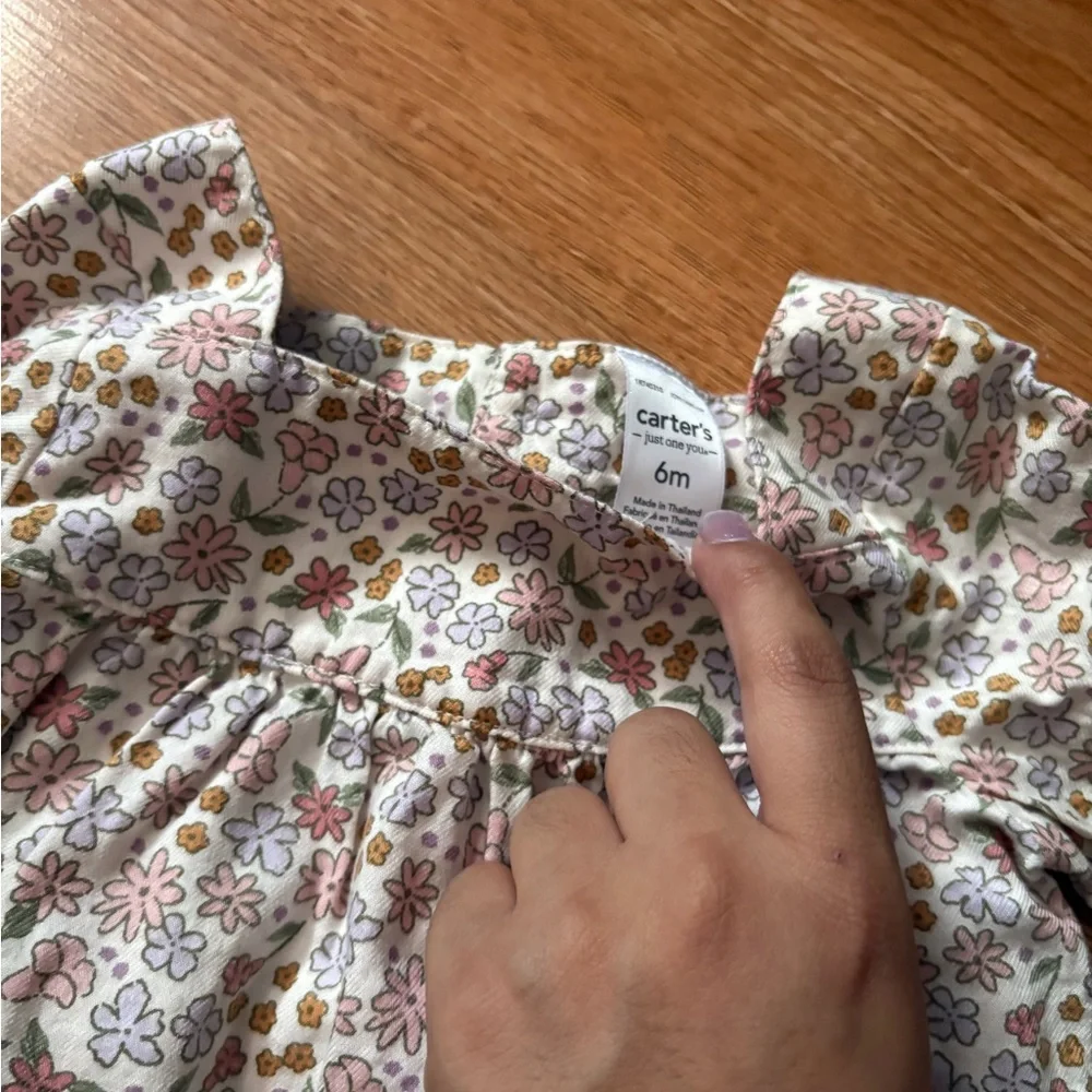 Carter's Floral Baby Outfit Set New!
